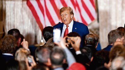 Donald Trump: Former US President Donald Trump in Palm Beach, Florida. (AFP) Donald Trump: Former US President Donald Trump in Palm Beach, Florida. (AFP)