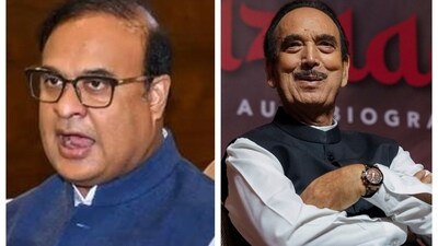 Himanta Biswa Sarma shared Ghulam Nabi Azad's interview in which Azad recounted the tumultuous episode in Assam before Himanta's exit. Himanta Biswa Sarma shared Ghulam Nabi Azad's interview in which Azad recounted the tumultuous episode in Assam before Himanta's exit.