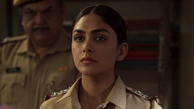 Mrunal Thakur in a still from Gumraah. Mrunal Thakur in a still from Gumraah.