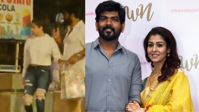 Nayanthara and Vignesh Shivan stepped out in rain on Friday night.