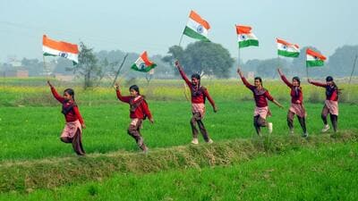 Nearly three weeks after superintendent of police (SP) Jashandeep Singh Randhawa ordered the removal of all torn National Flags, 220 such flags have been taken off by 14 police stations in the district so far. (PTI/Representational image) Nearly three weeks after superintendent of police (SP) Jashandeep Singh Randhawa ordered the removal of all torn National Flags, 220 such flags have been taken off by 14 police stations in the district so far. (PTI/Representational image)