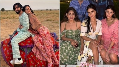 Nysa Devgan wore stylish summer outfits for birthday celebrations in Jaisalmer. (Instagram) Nysa Devgan wore stylish summer outfits for birthday celebrations in Jaisalmer. (Instagram)