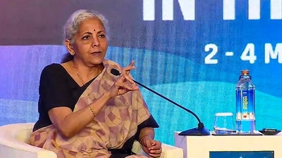 Union finance minister Nirmala Sitharaman speaks. (PTI) Union finance minister Nirmala Sitharaman speaks. (PTI)