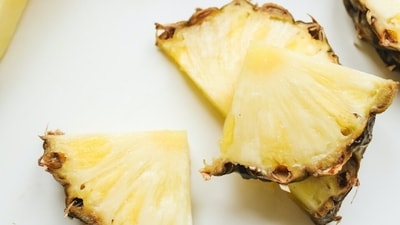 Pineapple contains an enzyme called bromelain, which can help reduce inflammation and swelling in the skin, making it look smoother and more even. (Pexels) Pineapple contains an enzyme called bromelain, which can help reduce inflammation and swelling in the skin, making it look smoother and more even. (Pexels)