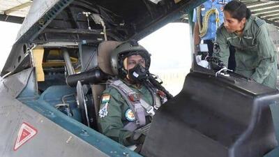 President Droupadi Murmu in Sukhoi 30 MKI fighter aircraft in Assam’s Tezpur Air Force Station on Saturday (HT Photo/Sourced) President Droupadi Murmu in Sukhoi 30 MKI fighter aircraft in Assam’s Tezpur Air Force Station on Saturday (HT Photo/Sourced)