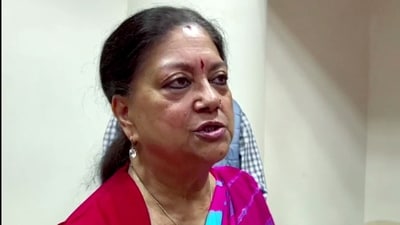Bharatiya Janata Party (BJP) National Vice-President Vasundhara Raje. (ANI file photo) Bharatiya Janata Party (BJP) National Vice-President Vasundhara Raje. (ANI file photo)