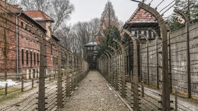 Auschwitz image used in WWE preview