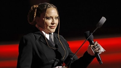 Madonna in the Grammy's 2023. Madonna in the Grammy's 2023.
