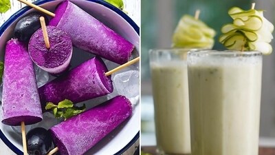 Natural ingredients like mint, cucumber, coconut water, buttermilk, curd, bananas, watermelon can all be used in making interesting summer coolers. (Pinterest, Instagram) Natural ingredients like mint, cucumber, coconut water, buttermilk, curd, bananas, watermelon can all be used in making interesting summer coolers. (Pinterest, Instagram)