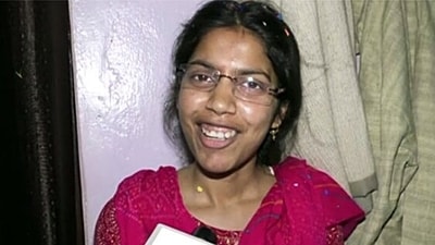 UPPSC topper Divya Sikarwar speaks to the media, in Agra on Saturday. (ANI) UPPSC topper Divya Sikarwar speaks to the media, in Agra on Saturday. (ANI)