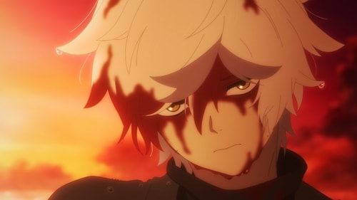 Gabimaru initially tried to avoid killing but ultimately had to defend himself by ripping throats out with his teeth. (MAPPA) Gabimaru initially tried to avoid killing but ultimately had to defend himself by ripping throats out with his teeth. (MAPPA)