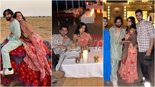 Nysa Devgan celebrates her birthday in Jaisalmer. (Instagram) Nysa Devgan celebrates her birthday in Jaisalmer. (Instagram)