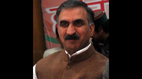 Himachal Pradesh CM Sukhvinder Singh Sukhu said Kangra district has immense tourism potential as it has Dhauladhar mountain, a historical temple and scope for adventure activities. (HT File Photo)
