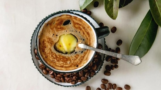 Butter coffee or bulletproof coffee has become a hot favourite among celebrities with many of them starting their day with it (Photo: Shutterstock)