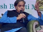 Congress leader Shashi Tharoor addressing the gathering at a function in Ludhiana on Thursday. (Gurpreet Singh/HT) Congress leader Shashi Tharoor addressing the gathering at a function in Ludhiana on Thursday. (Gurpreet Singh/HT)