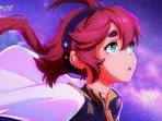 Suletta is back at the academy, eager to be reunited with Miorine and protect her from harm. Meanwhile, Miorine is at the Benerit Group headquarters, dutifully watching over her father.(Sunrise)