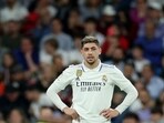 Real Madrid's Federico Valverde looks dejected after Villarreal's Samu Chukwueze scores their third goal 