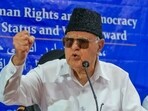 Former Jammu and Kashmir chief minister Farooq Abdullah. Former Jammu and Kashmir chief minister Farooq Abdullah.