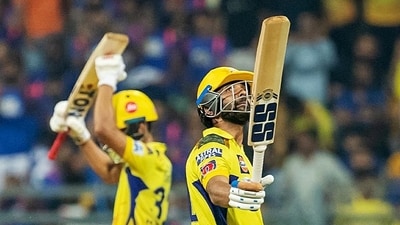 Chennai Super Kings defeated Mumbai Indians by seven wickets, on Saturday, in Mumbai. (Chennai Super Kings Twitter) Chennai Super Kings defeated Mumbai Indians by seven wickets, on Saturday, in Mumbai. (Chennai Super Kings Twitter)