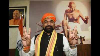 Bihar BJP president Samrat Choudhary. (HT Photo)