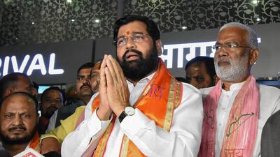 Maharashtra chief minister Eknath Shinde. (PTI) Maharashtra chief minister Eknath Shinde. (PTI)