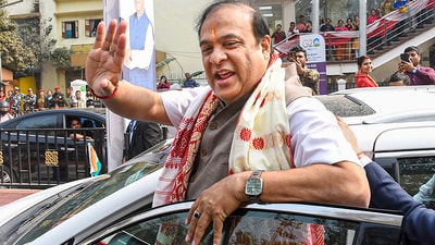 Assam chief minister Himanta Biswa Sarma on Saturday said he will meet Rahul Gandhi in the court. (PTI) Assam chief minister Himanta Biswa Sarma on Saturday said he will meet Rahul Gandhi in the court. (PTI)