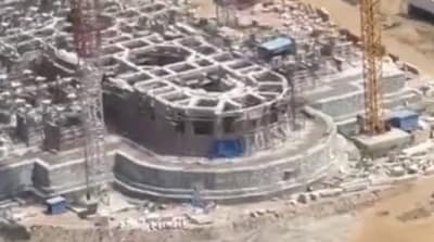 The temple is expected to open in January 2024 (twitter.com/Dev_Fadnavis) The temple is expected to open in January 2024 (twitter.com/Dev_Fadnavis)
