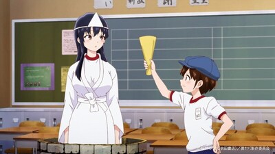 At its core, The Dangers In My Heart is a love story. But it's not your typical, run-of-the-mill romance anime. The series takes a lighthearted approach to its storytelling, infusing the show with humour and wit. (Shin-Ei Animation) At its core, The Dangers In My Heart is a love story. But it's not your typical, run-of-the-mill romance anime. The series takes a lighthearted approach to its storytelling, infusing the show with humour and wit. (Shin-Ei Animation)