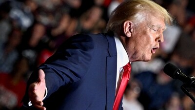 Donald Trump: Former US president Donald Trump holds a rally in Youngstown. (Reuters)