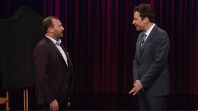 The image shows Josh Beckerman and Jimmy Fallon. (Twitter/@FallonTonight) The image shows Josh Beckerman and Jimmy Fallon. (Twitter/@FallonTonight)