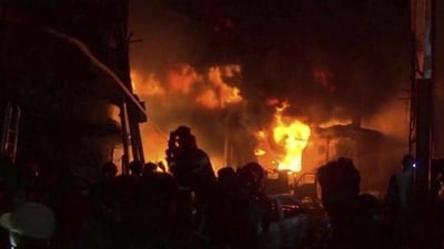 In 2011, the same area was ravaged by a fire, killing three people. (AP (Representative Image)) In 2011, the same area was ravaged by a fire, killing three people. (AP (Representative Image))