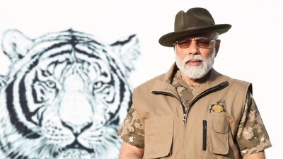 Prime Minister Narendra Modi visited Bandipur Tiger Reserve in Karnataka today. (ANI) Prime Minister Narendra Modi visited Bandipur Tiger Reserve in Karnataka today. (ANI)