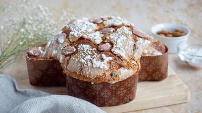 Colomba di Pasqua (Italy): Similar to panettone, this dove-shaped cake is a traditional Easter treat in Italy, and is often studded with candied fruit and almonds. (Instagram/@pangdeventure) Colomba di Pasqua (Italy): Similar to panettone, this dove-shaped cake is a traditional Easter treat in Italy, and is often studded with candied fruit and almonds. (Instagram/@pangdeventure)