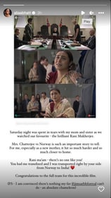 Alia Bhatt's Instagram Story. Alia Bhatt's Instagram Story.