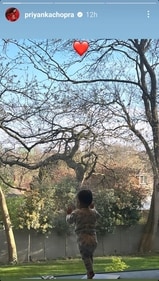 Priyanka posted a photo in which Malti. Priyanka posted a photo in which Malti.
