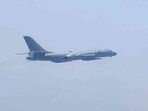 An aircraft of China's People's Liberation Army (PLA) takes part in military drills near Taiwan. An aircraft of China's People's Liberation Army (PLA) takes part in military drills near Taiwan.