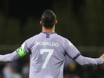 Nassr's Portuguese forward Cristiano Ronaldo reacts to a missed chance during the Saudi Pro League football match between Al-Fayha and Al-Nassr Nassr's Portuguese forward Cristiano Ronaldo reacts to a missed chance during the Saudi Pro League football match between Al-Fayha and Al-Nassr