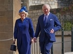 King Charles Coronation: King Charles accompanied by his wife, Camilla, the Queen Consort. King Charles Coronation: King Charles accompanied by his wife, Camilla, the Queen Consort.