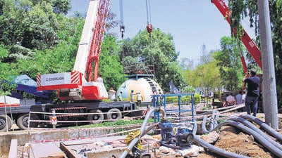 For 5 months, 3 million litres of water for Mumbai went down a drain daily For 5 months, 3 million litres of water for Mumbai went down a drain daily
