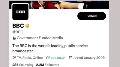 Twitter BBC Controversy: The account which has 2.2 million followers. Twitter BBC Controversy: The account which has 2.2 million followers.