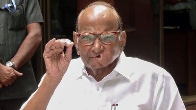 Sharad Pawar on Sunday opined that the educational degree of someone can't be political issues. (ANI) Sharad Pawar on Sunday opined that the educational degree of someone can't be political issues. (ANI)