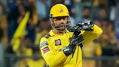 Chennai Super Kings skipper MS Dhoni appeals for a DRS during their match against Mumbai Indians. (Chennai Super Kings Twitter) Chennai Super Kings skipper MS Dhoni appeals for a DRS during their match against Mumbai Indians. (Chennai Super Kings Twitter)