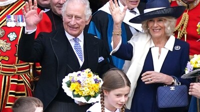 King Charles Coronation: Britain's King Charles III and Camilla, the Queen Consort. (AP)