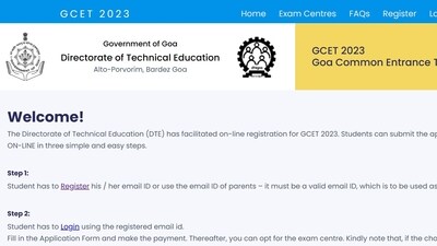 GCET 2023 registration begins at goacet.in GCET 2023 registration begins at goacet.in