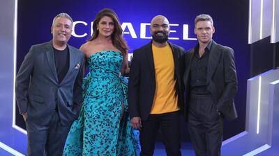 Gaurav Gandhi, Priyanka Chopra Jonas, Sushant Sreeram and Richard Madden