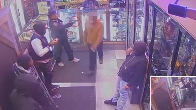 Video footage of the shooting incident (Twitter/@nypost)