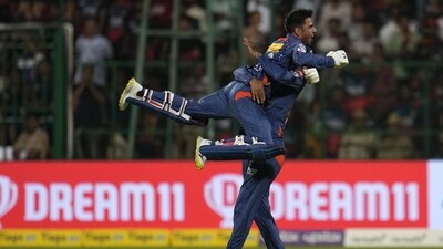 Lucknow Super Giants defeated Royal Challengers Bangalore. (AP) Lucknow Super Giants defeated Royal Challengers Bangalore. (AP)