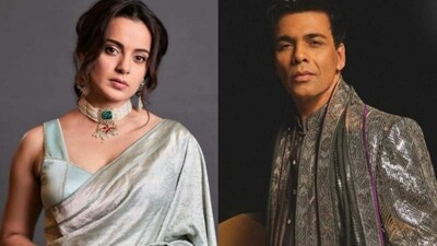 Kangana Ranaut reacted to Karan Johar's cryptic post. Kangana Ranaut reacted to Karan Johar's cryptic post.