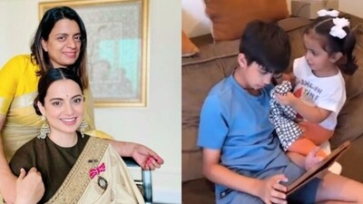 Kangana Ranaut and Shilpa Shetty shared posts on Siblings Day. Kangana Ranaut and Shilpa Shetty shared posts on Siblings Day.