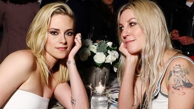 Kristen Stewart and her fiancee Dylan Meyer (Twitter) Kristen Stewart and her fiancee Dylan Meyer (Twitter)